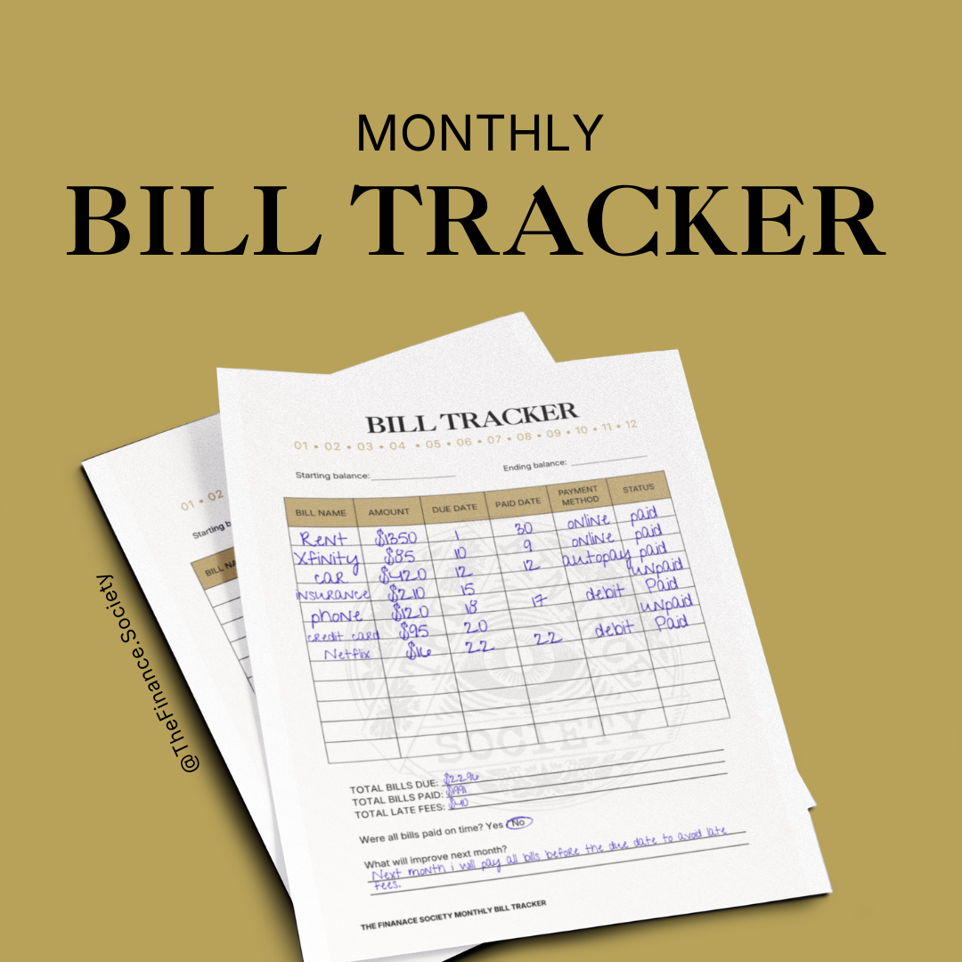 Monthly Bill Tracker – Never Miss a Payment System